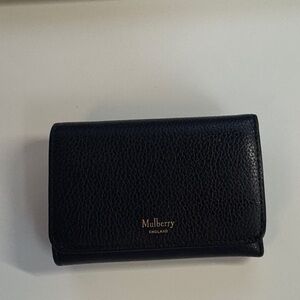 Mulberry Classic Black Leather Wallet